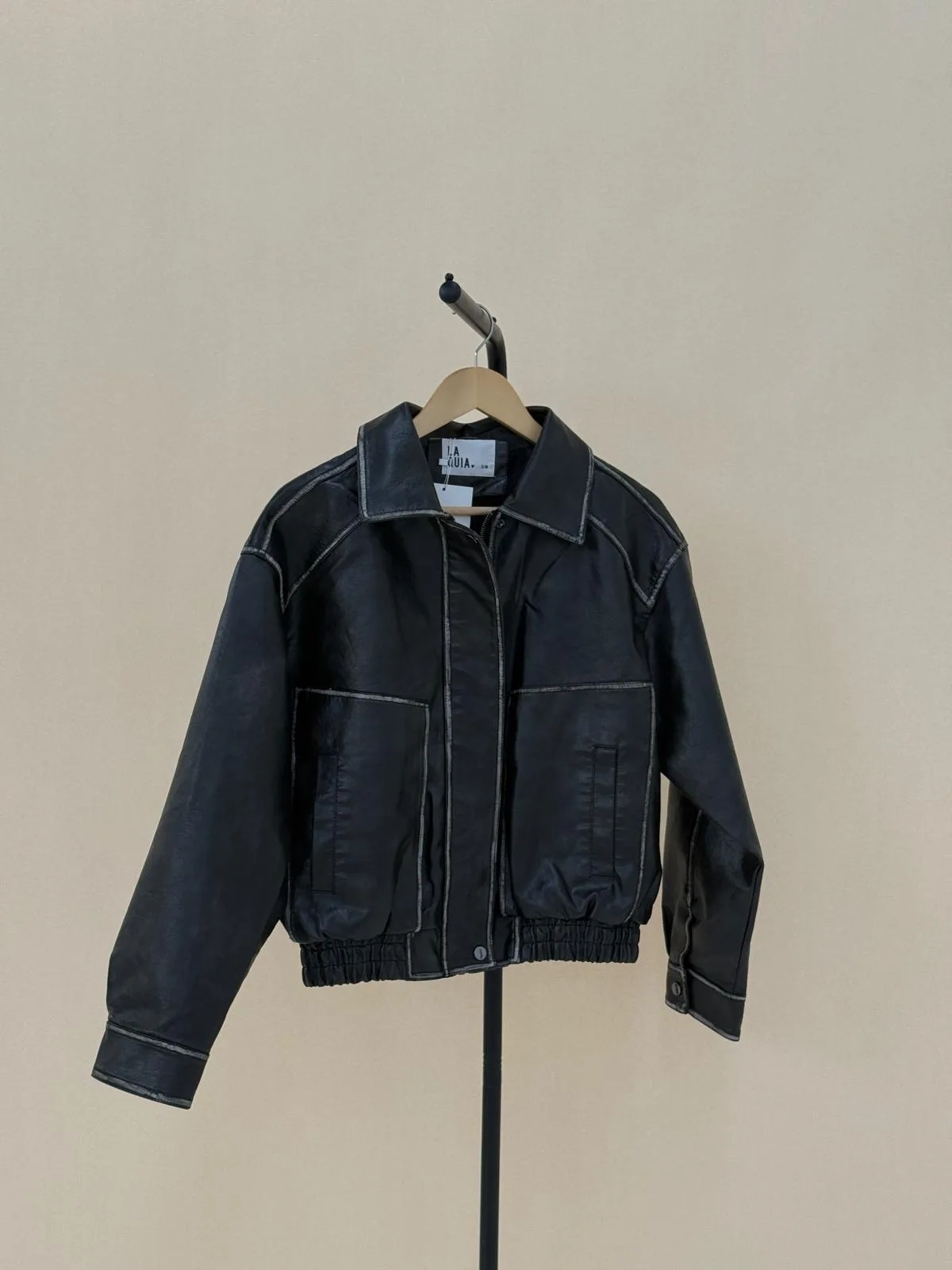 Campera Vintage Eco Negra