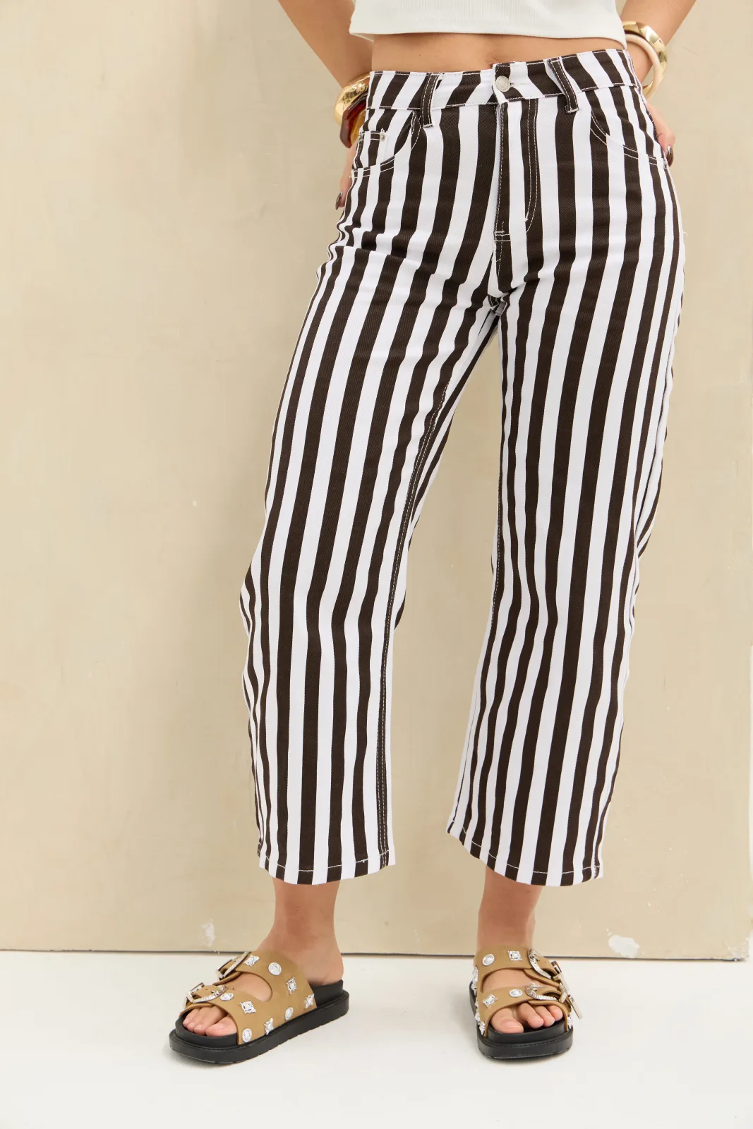 Denim Rayas Choco