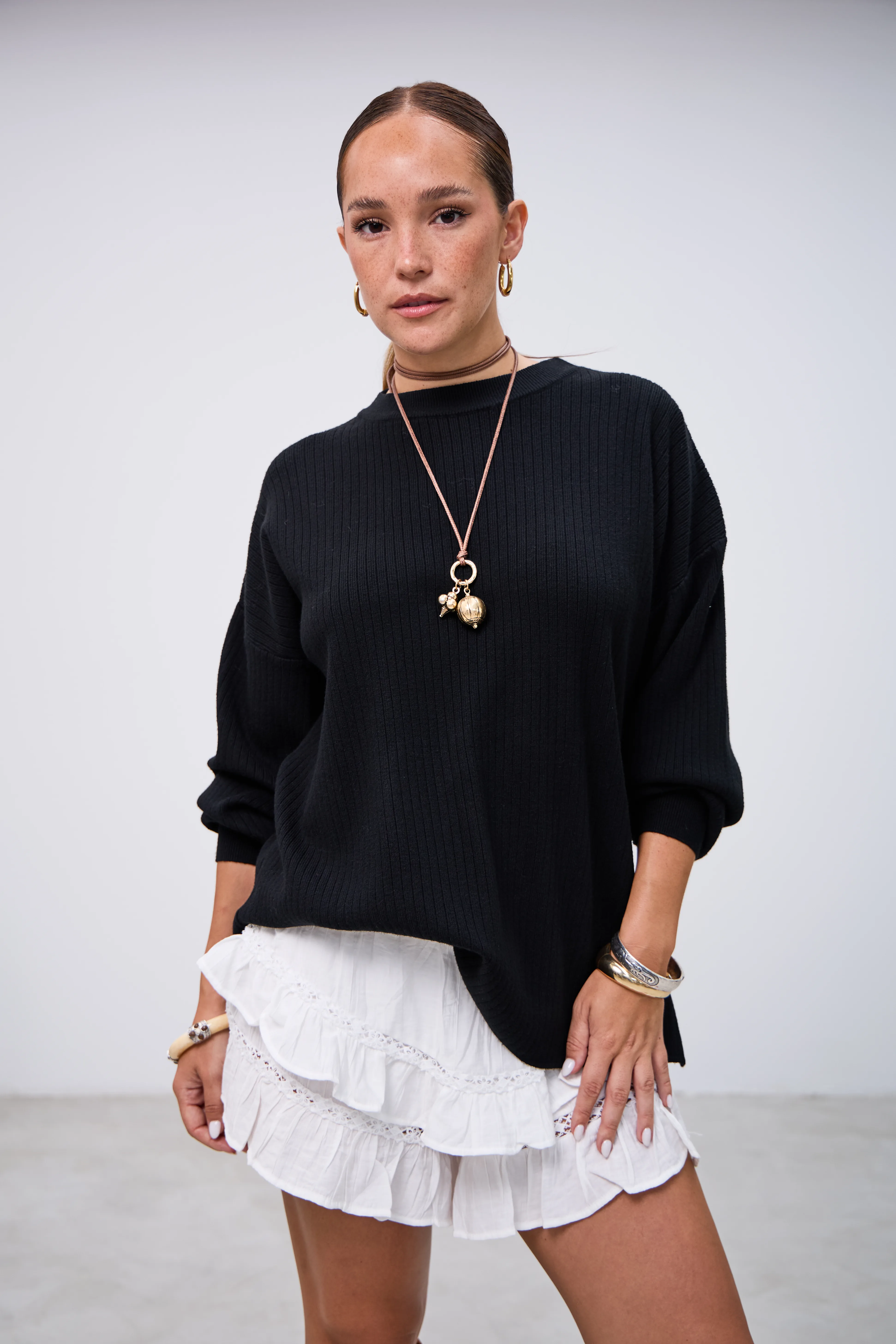 Sweater Reset Negro L26-3354