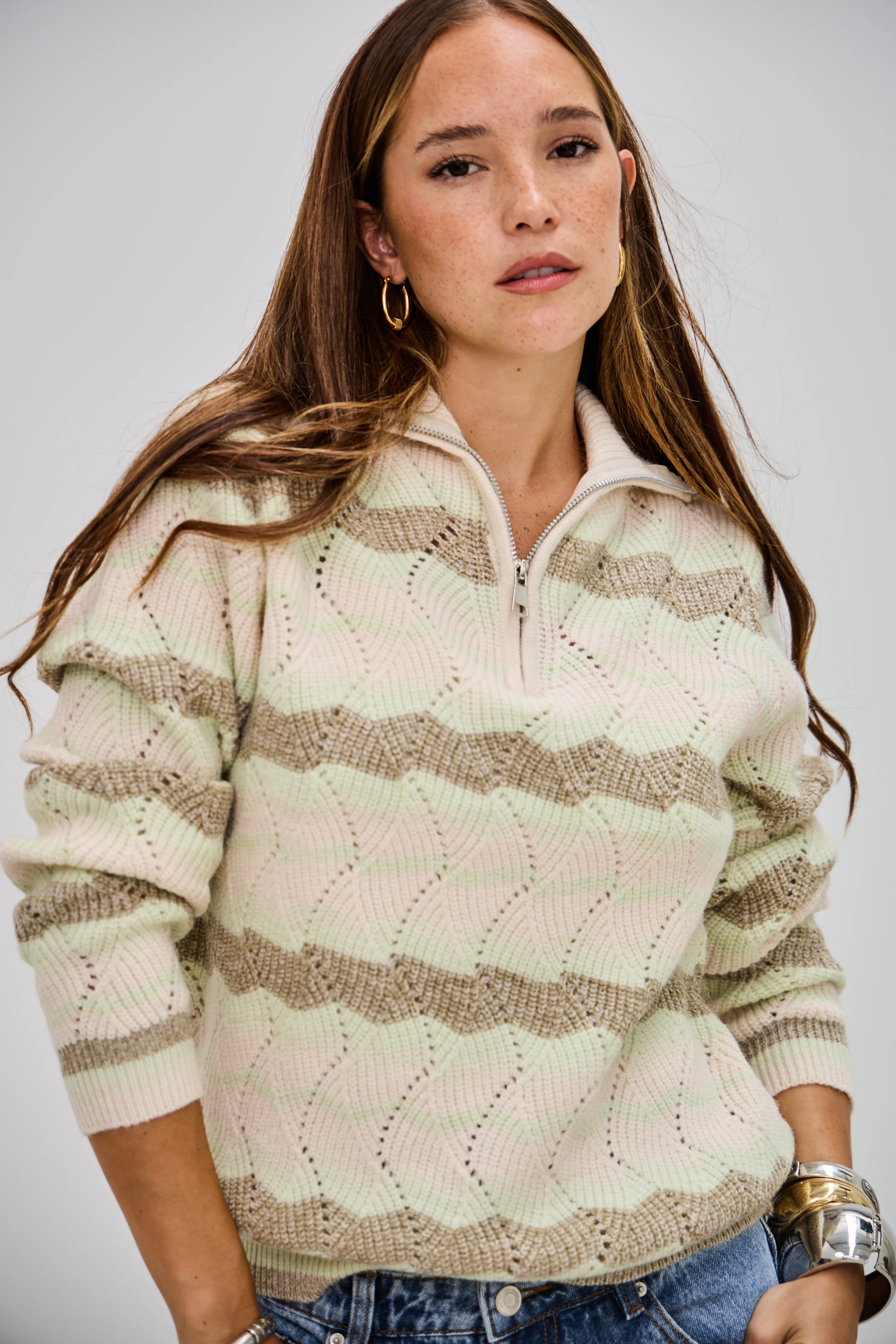 Sweater Voltaje Verde Agua L26-3376