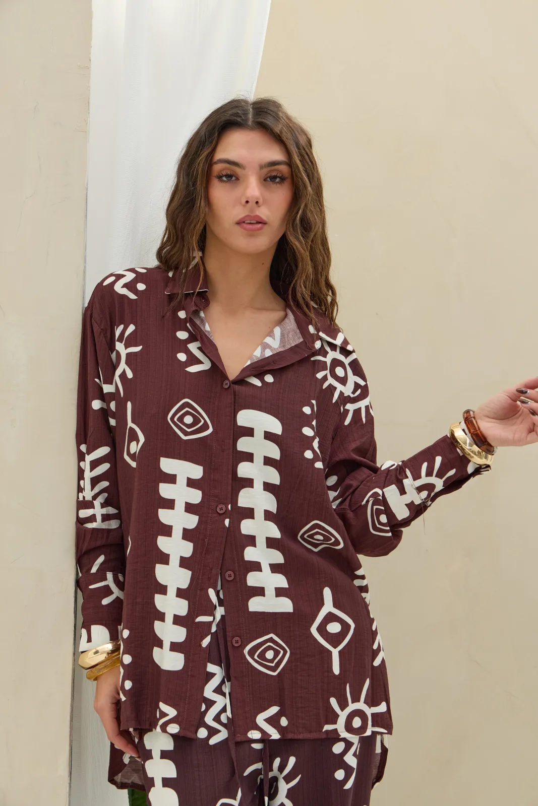 Camisa Estampada Choco