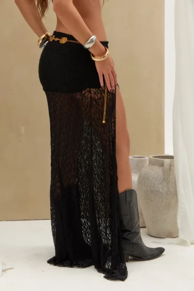 Pollera Cattaneo Negro