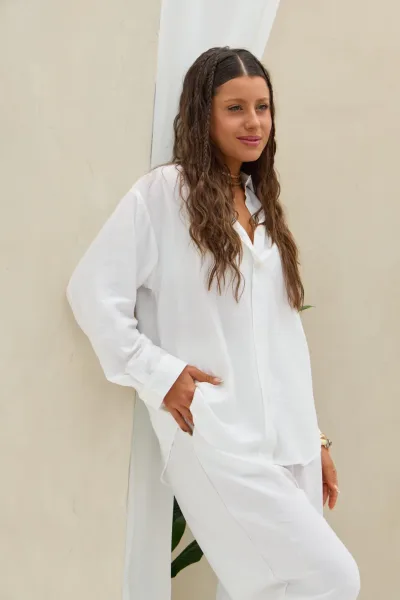 Camisa Lisa Blanco