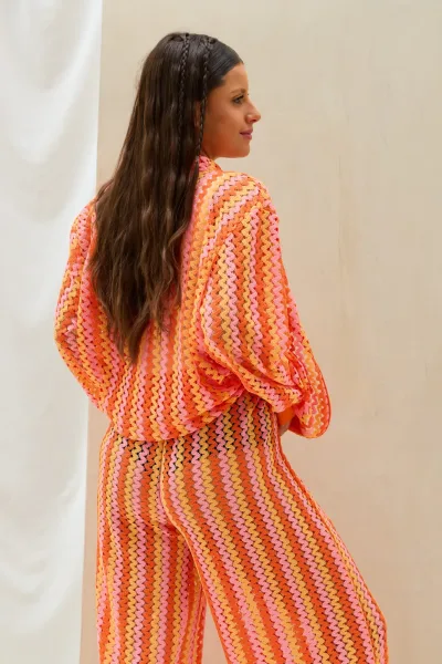 Set Tejido  Adi Naranja