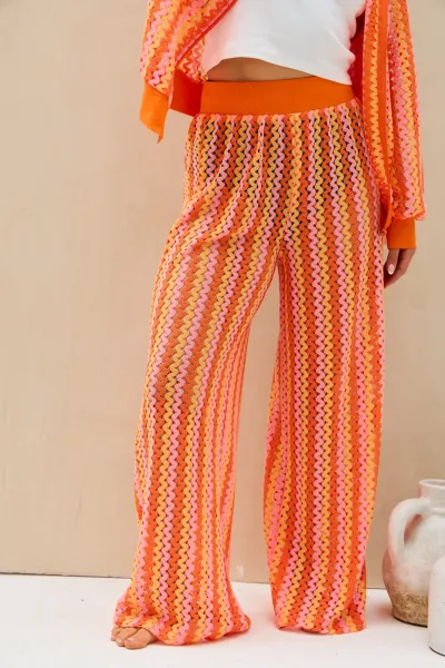 Set Tejido  Adi Naranja