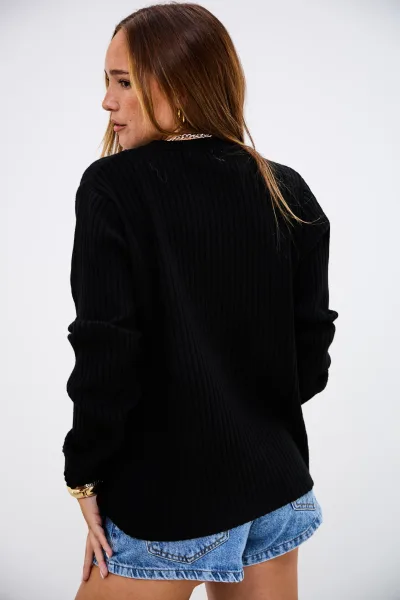 Sweater Alegria Negro L26-3353