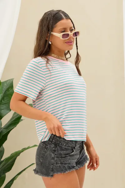 Remera Raya Rosado