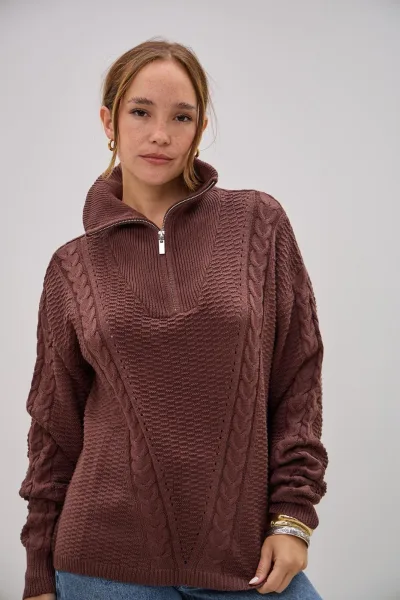 Sweater Impacto Choco L26-3368