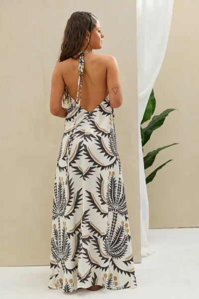 Vestido Palma Negro