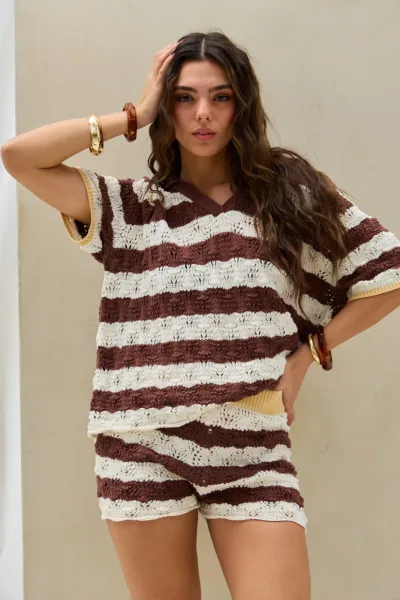 Set Tejido Marron