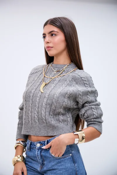 Sweater Momento Gris L26-3362
