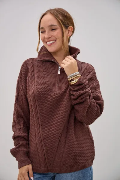 Sweater Impacto Choco L26-3368