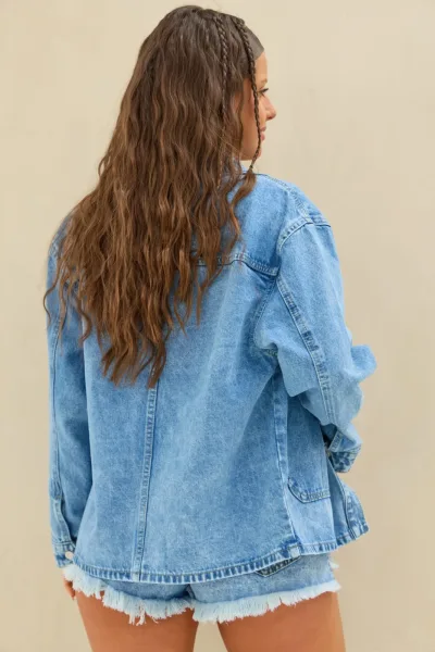 Campera Denim Azul