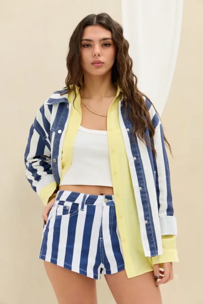 Campera Denim Raya Azul