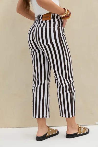 Denim Rayas Choco