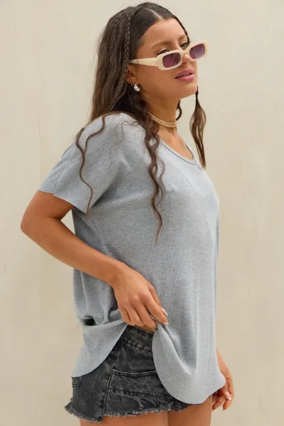 Remera Over Morley Gris
