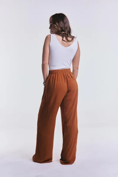 Pantalon Volver Camel