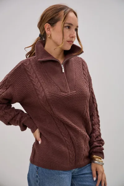 Sweater Impacto Choco L26-3368
