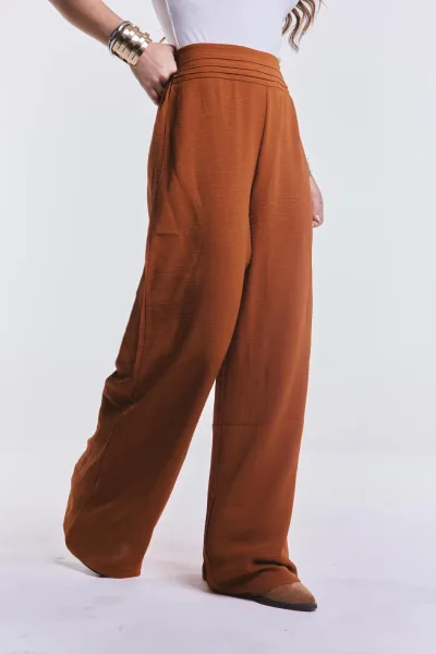 Pantalon Volver Camel