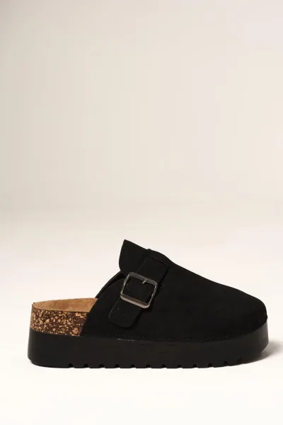 Zueco Alto Negro  YY-01