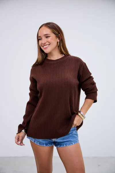 Sweater Alegria Choco L26-3353