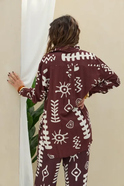 Camisa Estampada Choco