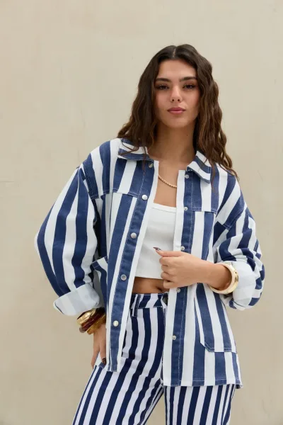 Campera Denim Raya Azul