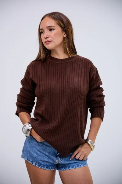 Sweater Alegria Choco L26-3353