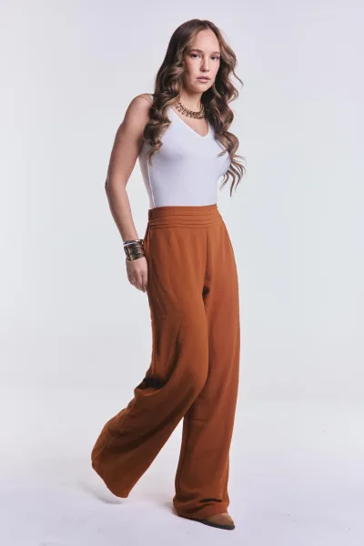 Pantalon Volver Camel