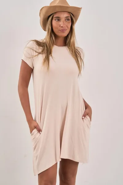 Vestido Modal Beige