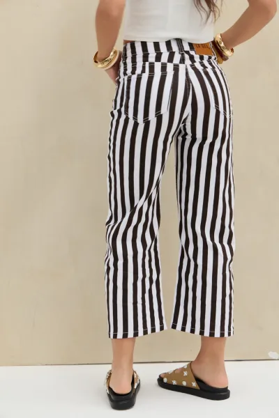 Denim Rayas Choco