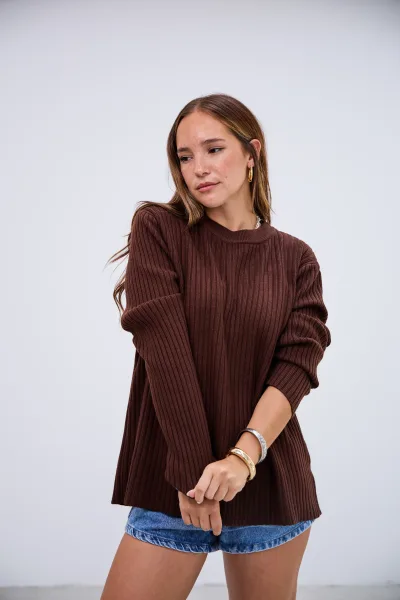 Sweater Alegria Choco L26-3353