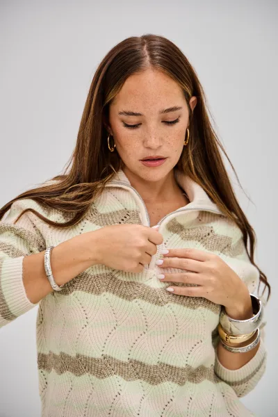Sweater Voltaje Verde Agua L26-3376