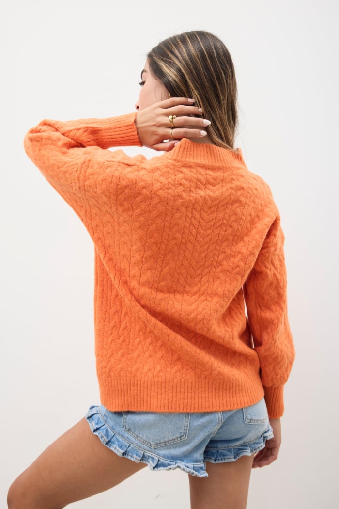 Sweater Bolivia Coral - Imagen 4