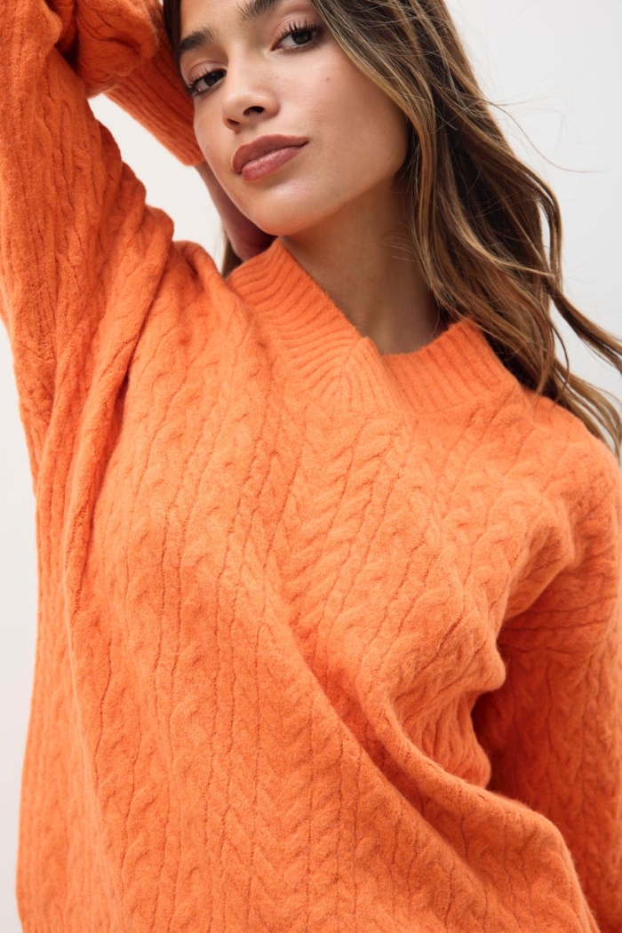 Sweater Bolivia Coral - Imagen 3