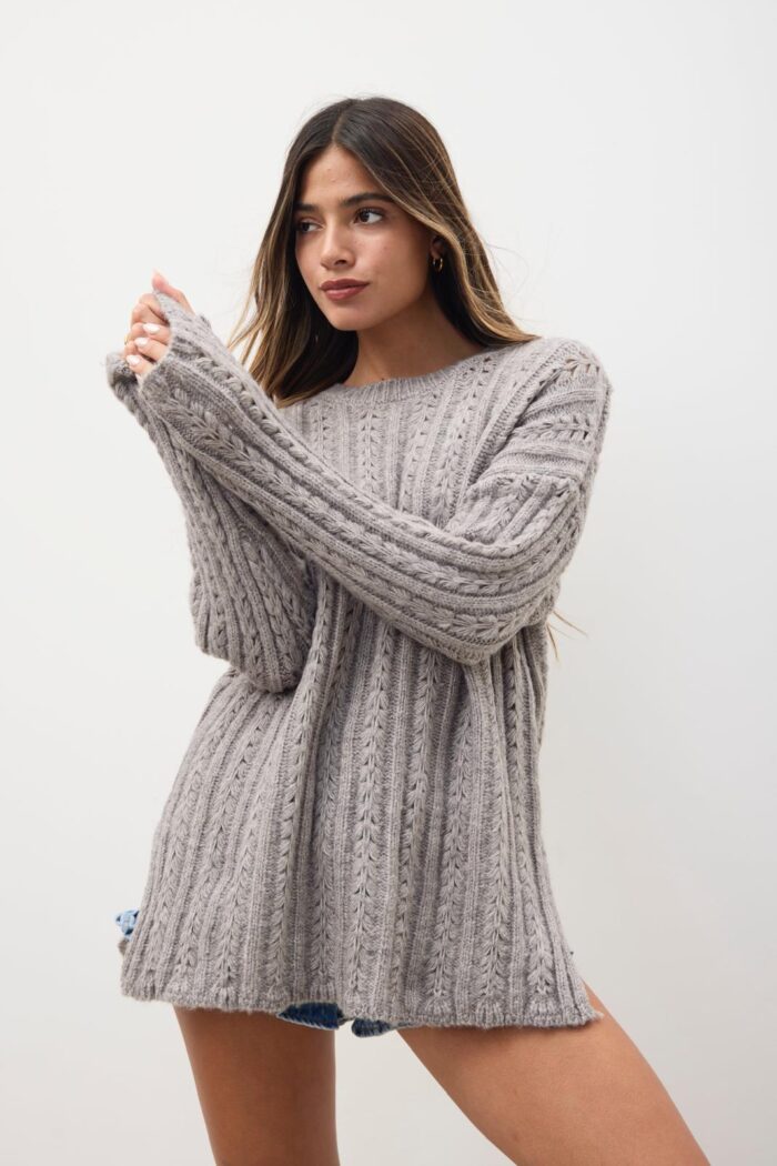 Sweater Fiyi gris - Imagen 2