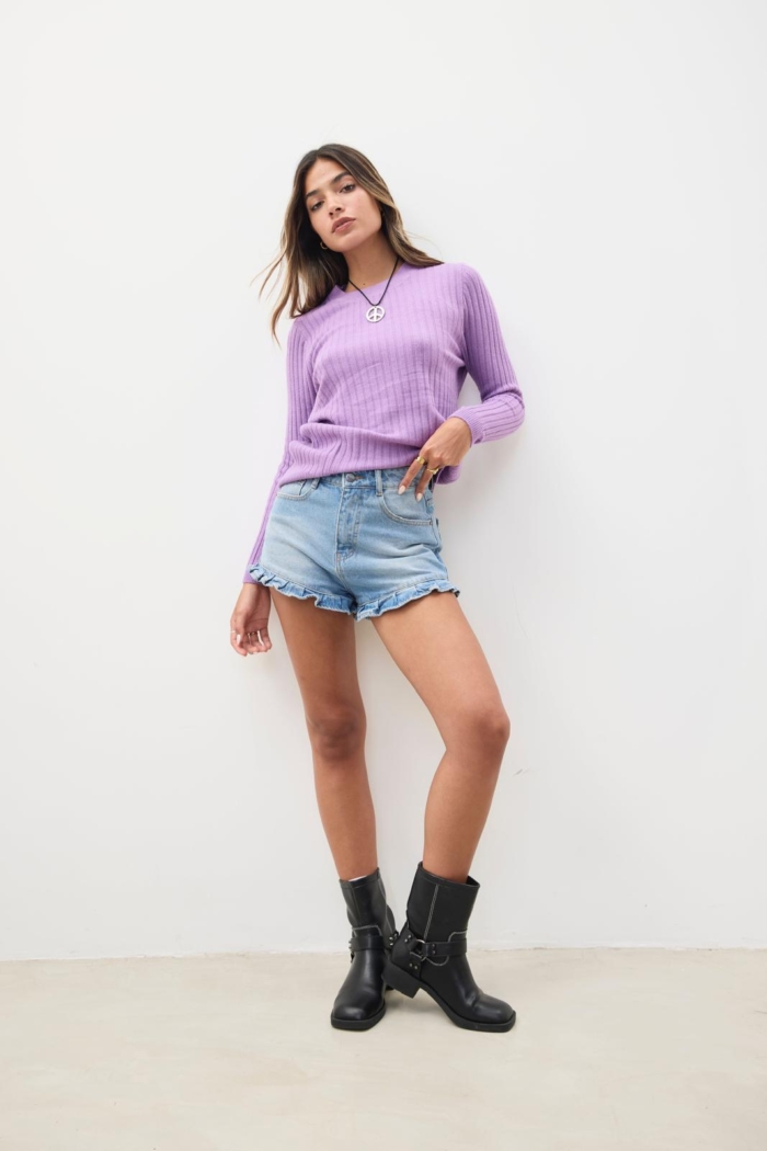 Sweater Haiti Lila - Imagen 2