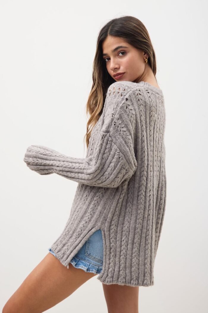 Sweater Fiyi gris - Imagen 3