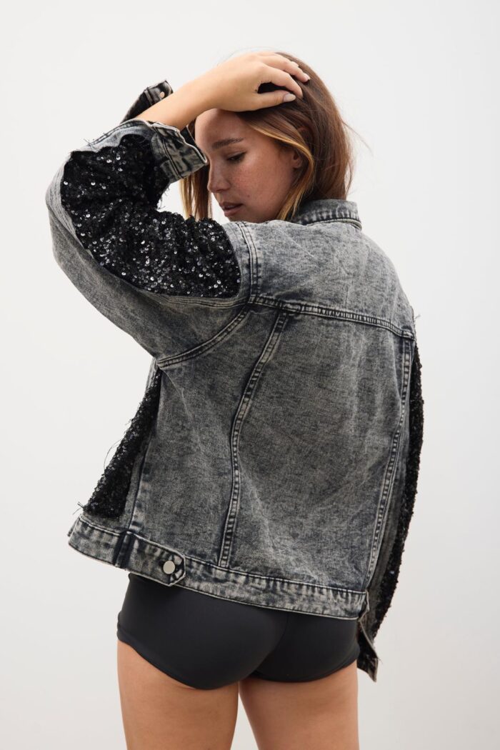 Denim Jacket Lentejuelas - Imagen 4