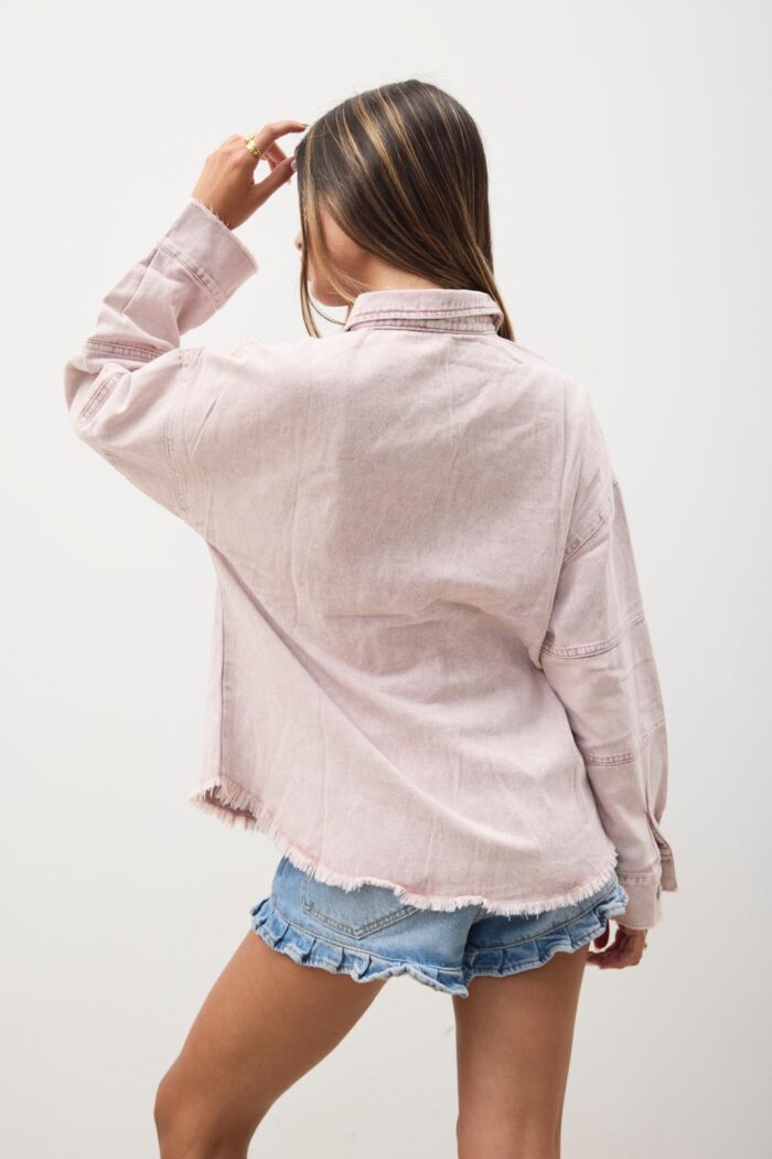 Denim Jacket Acid Rosa - Imagen 3