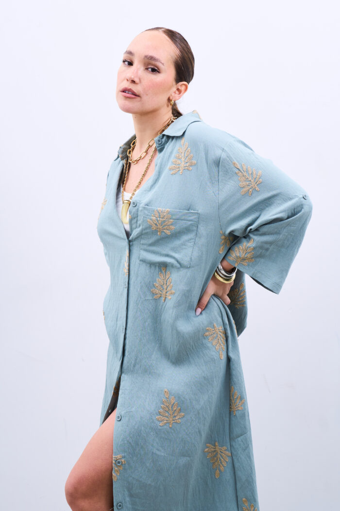 Camisola Vestido Calma Verde - Imagen 2
