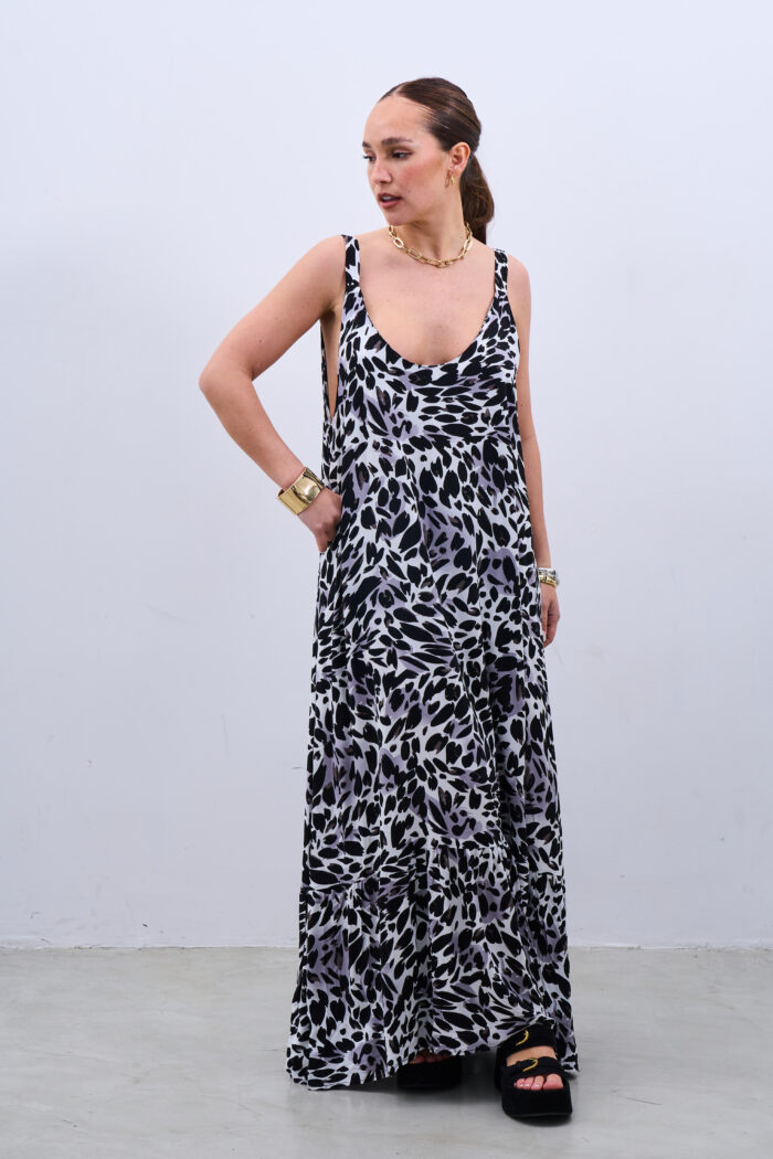Vestido Print Negro