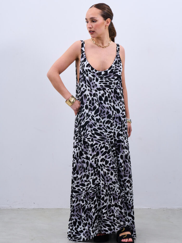 Vestido Print Negro