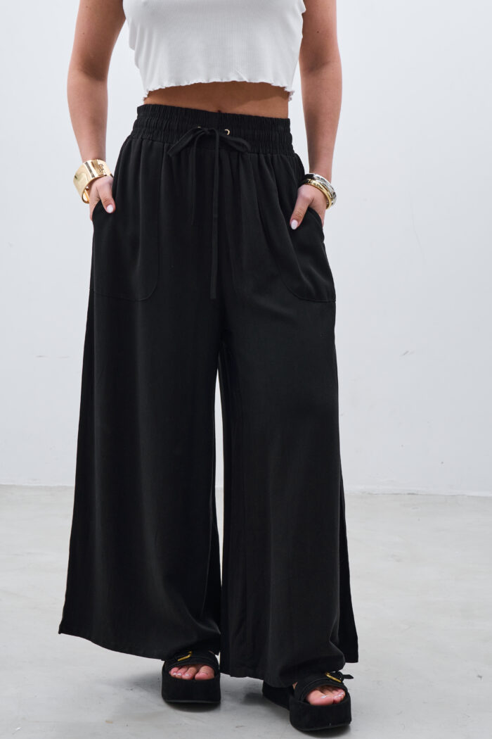 Pantalon Tencel Negro