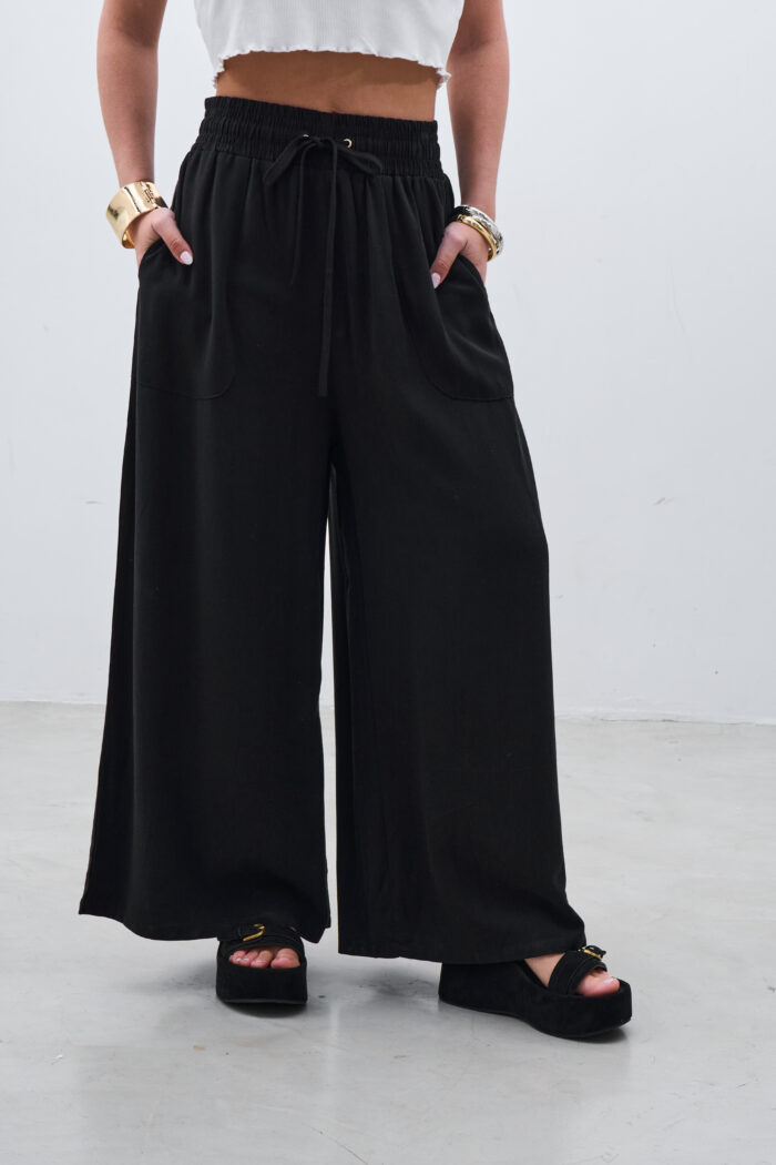 Pantalon Tencel Negro - Imagen 3