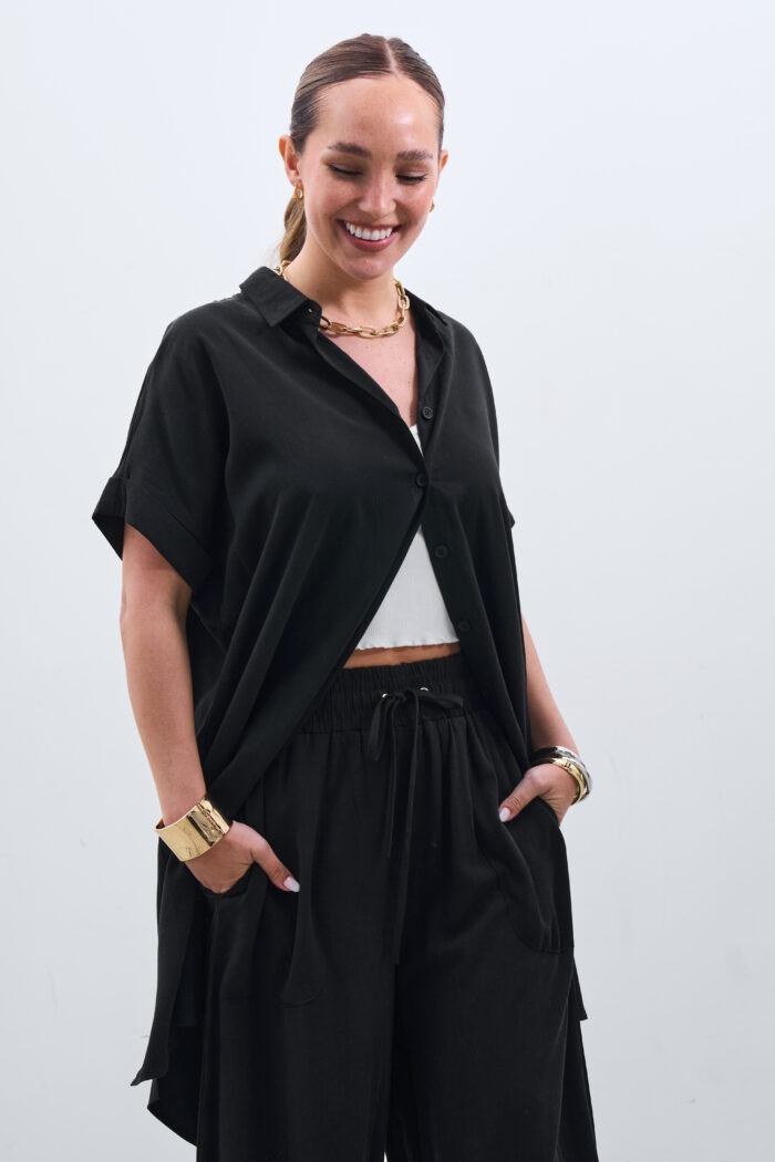Camisola Tencel Negro - Imagen 3