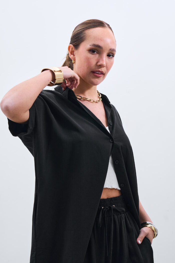 Camisola Tencel Negro