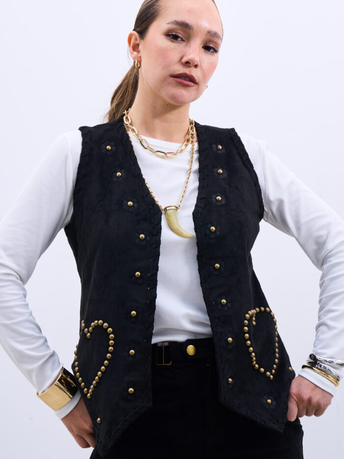 Chaleco West Negro