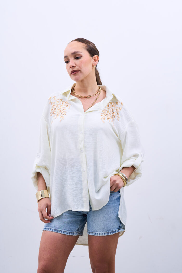 Camisa Soltar Crudo - Imagen 6