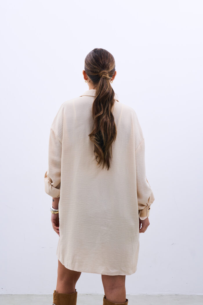 Camisa Soltar Beige - Imagen 7